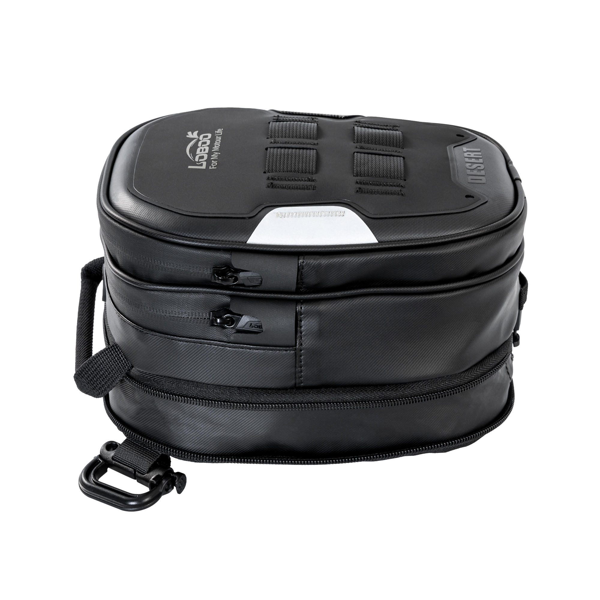 LOBOO Tank bag Easy rozszerzany 2,5-3,5L, z funkcją szybkiego demontażu z kotwy magnetycznej, regulacja montażu 110mm, czarny
