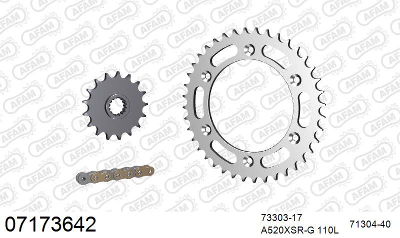 Zestaw napędowy AFAM do KTM SMC 625, SMC 660