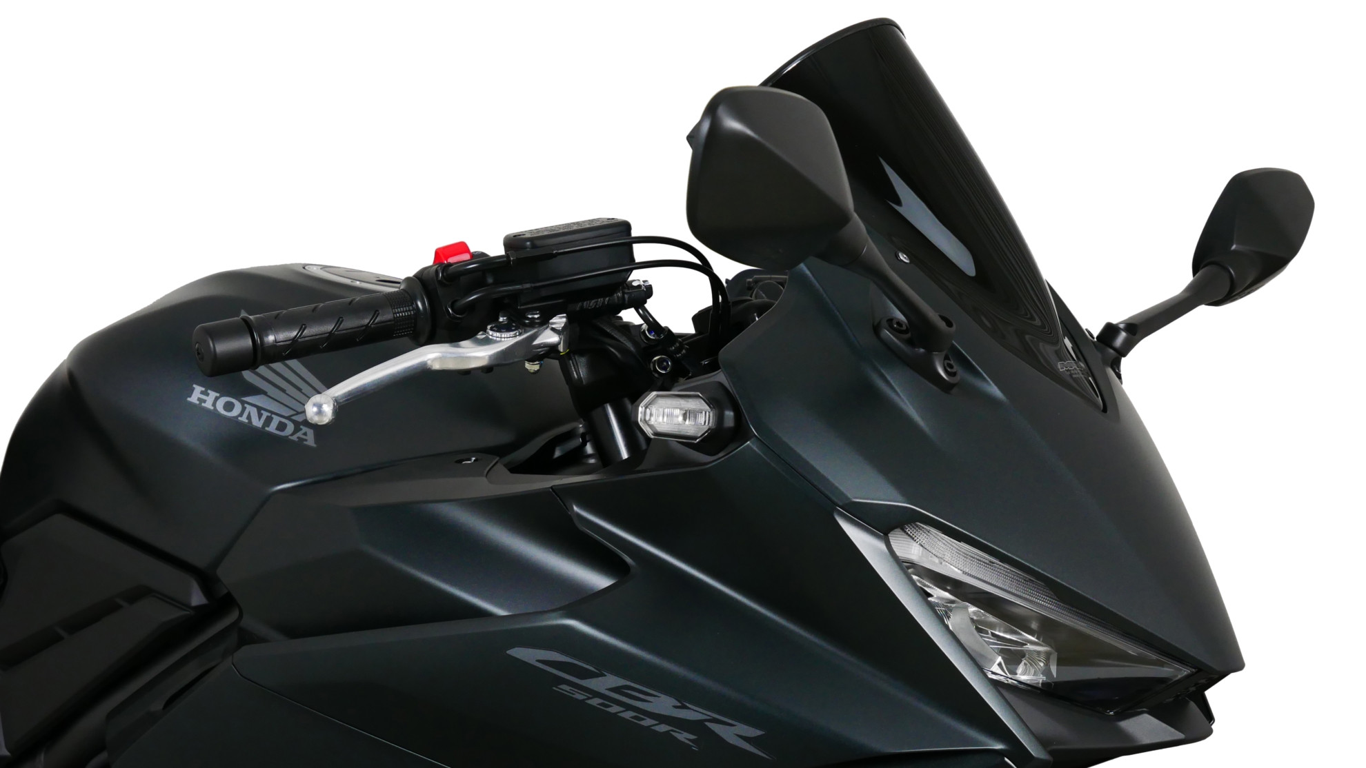 Szyba motocyklowa MRA HONDA CBR 500 R 2019-, forma R, czarna