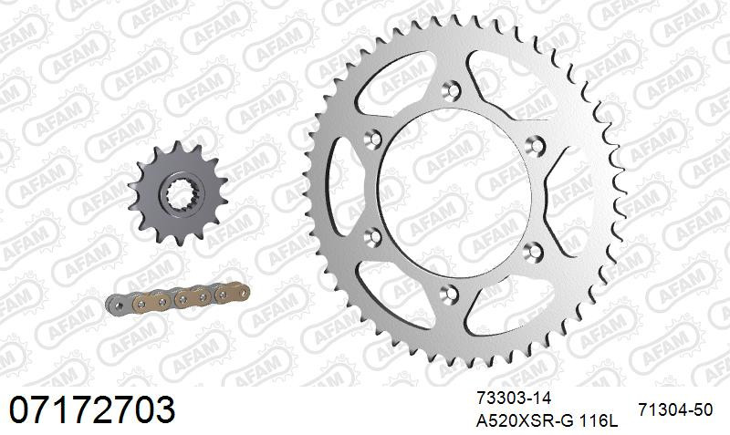 Zestaw napędowy AFAM do KTM 625 SXC