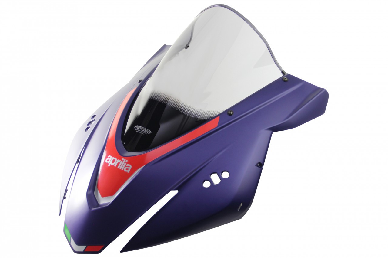 Szyba motocyklowa MRA APRILIA RSV 4 1100 FACTORY 2021-, forma R, przyciemniana