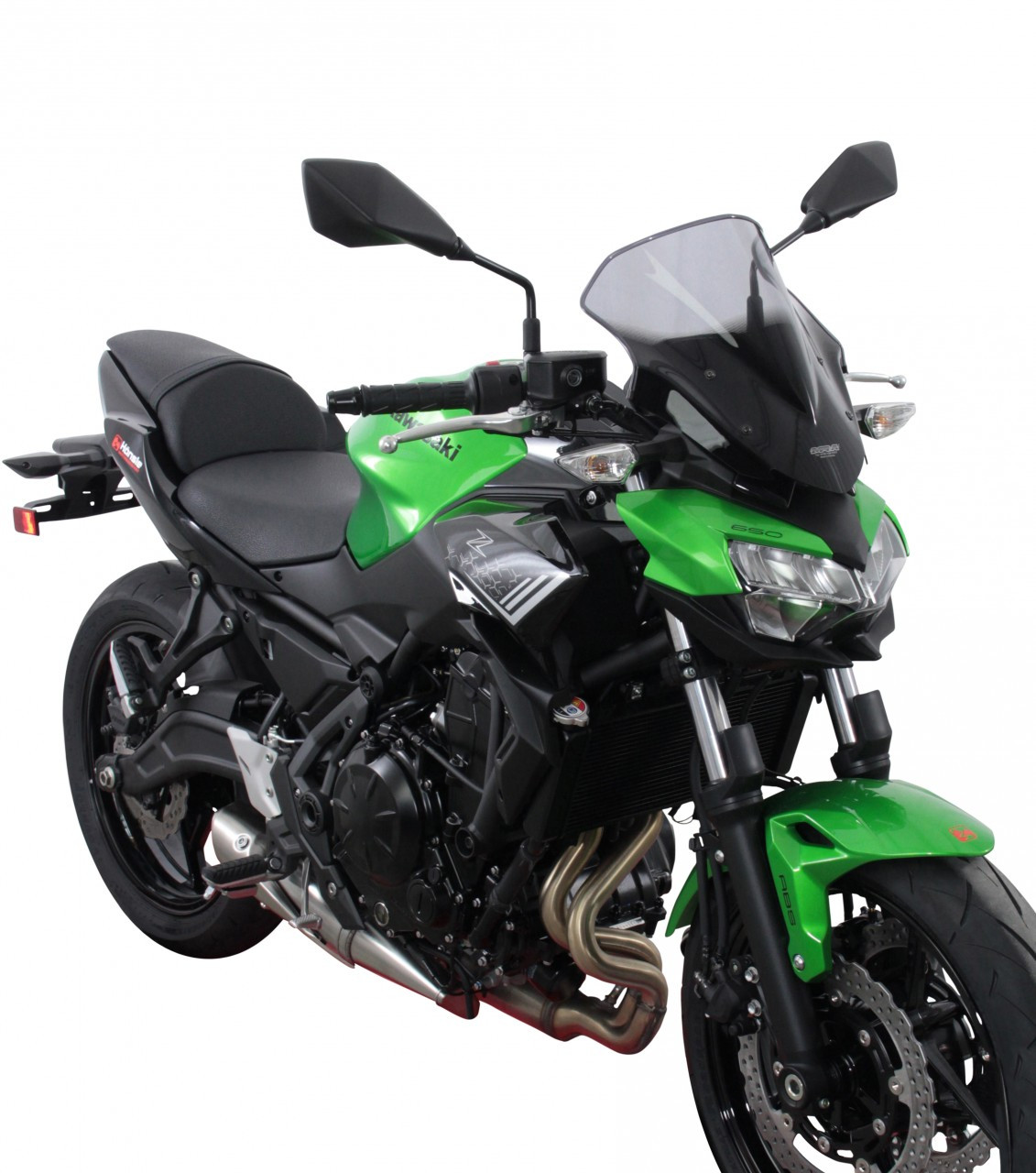 Szyba motocyklowa MRA KAWASAKI Z 650 2020-, forma NRN, przyciemniana