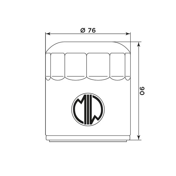 MIW Filtr Oleju MG20001
