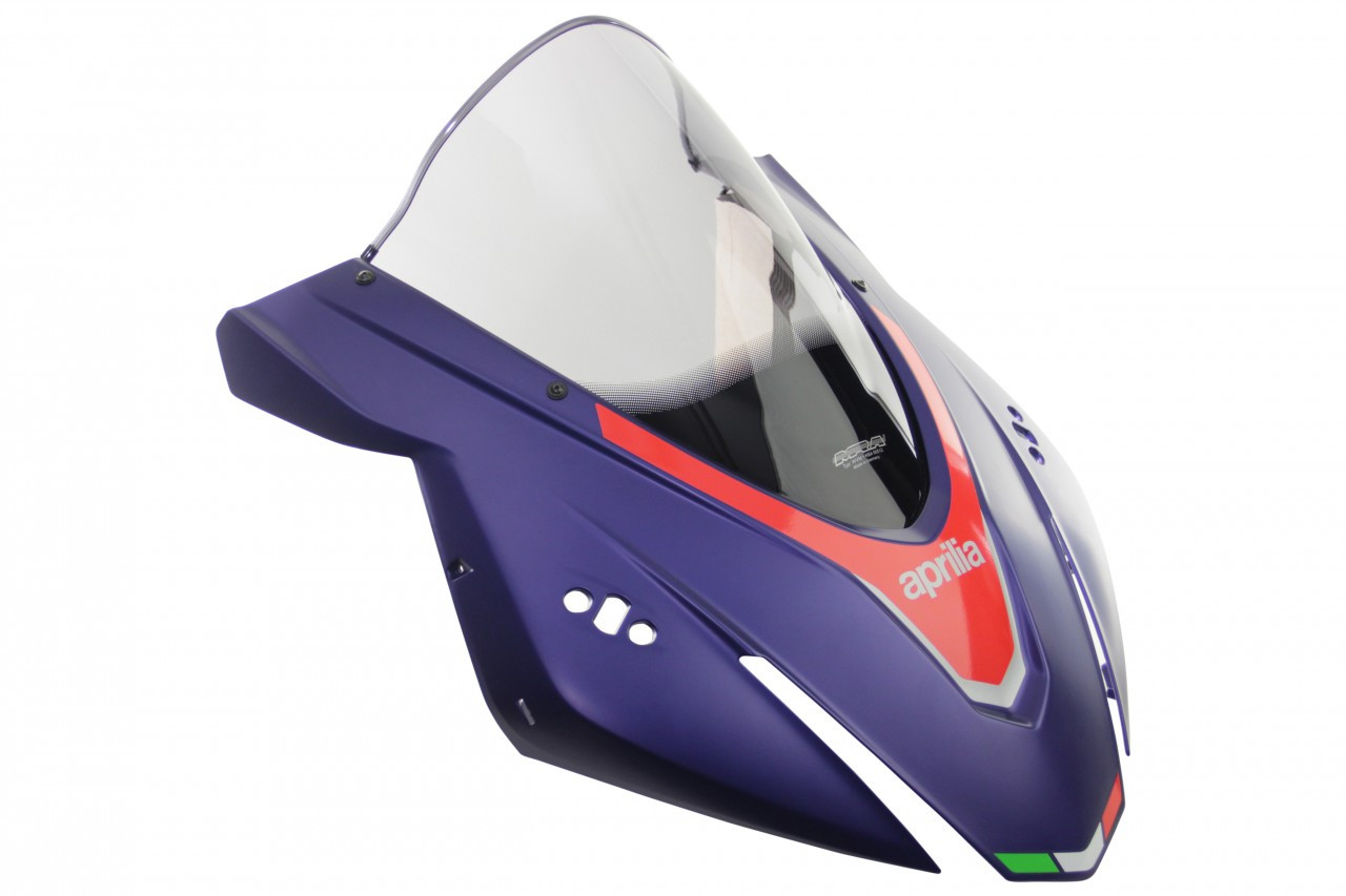 Szyba motocyklowa MRA APRILIA RSV 4 1100 FACTORY 2021-, forma R, przyciemniana