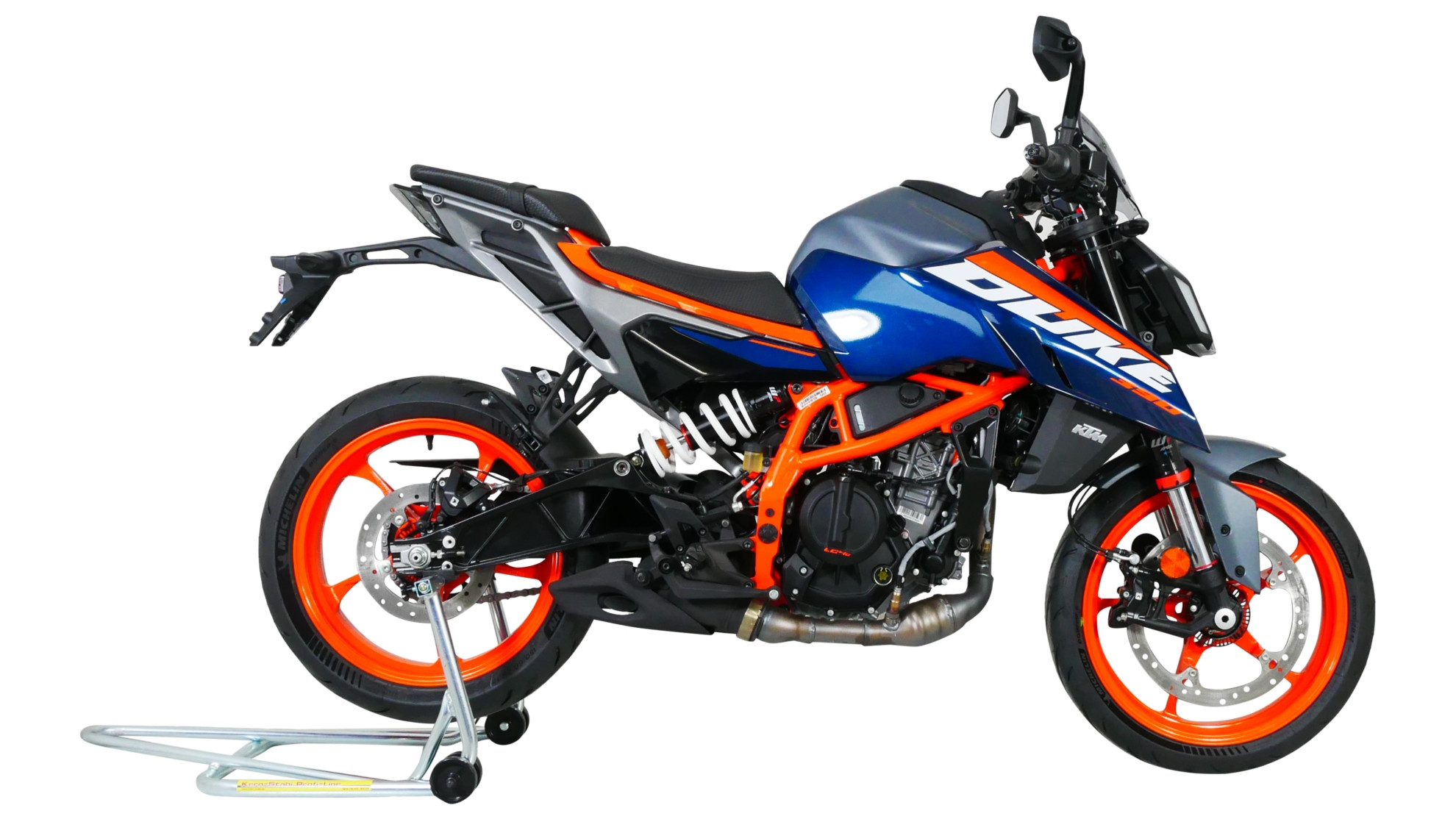 Szyba motocyklowa MRA KTM DUKE 390 2024-, forma NSPM, przyciemniana