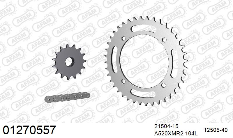 Zestaw napędowy AFAM do YAMAHA XT 600 Z Tenere, XT 600 Z Tenere Rear Disc Brake