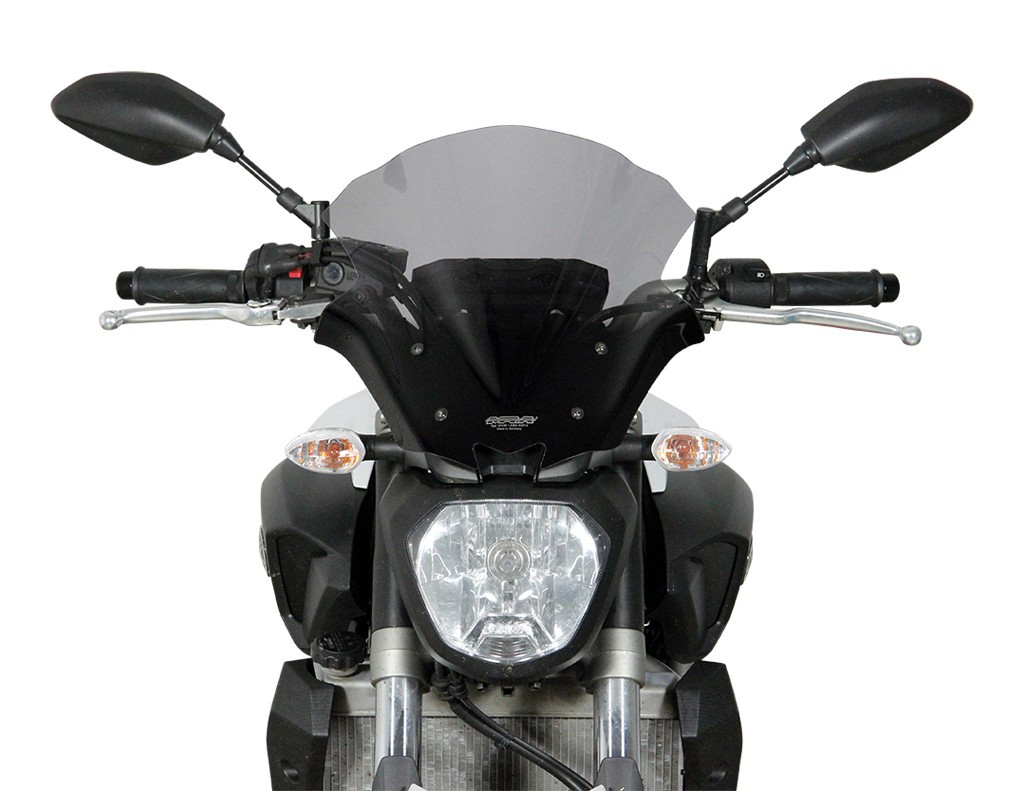 Szyba motocyklowa MRA YAMAHA MT-07 RM04 2014-2017, forma NRM, czarna