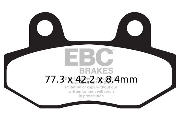 EBC Brakes Klocki hamulcowe EBC FA086/2HH wzmacniane (kpl. na 1 tarcze)