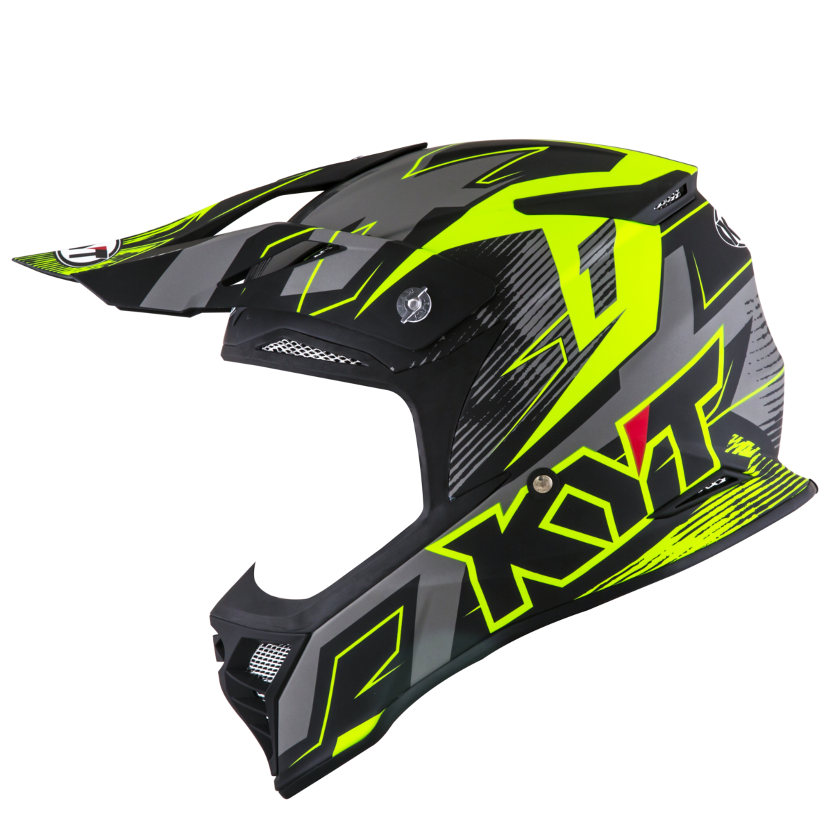 Kask Motocyklowy KYT SKYHAWK DIGGER matowy czarny/żółty
