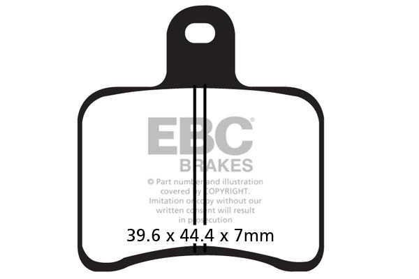 Klocki hamulcowe EBC FA272 (kpl. na 1 tarcze)