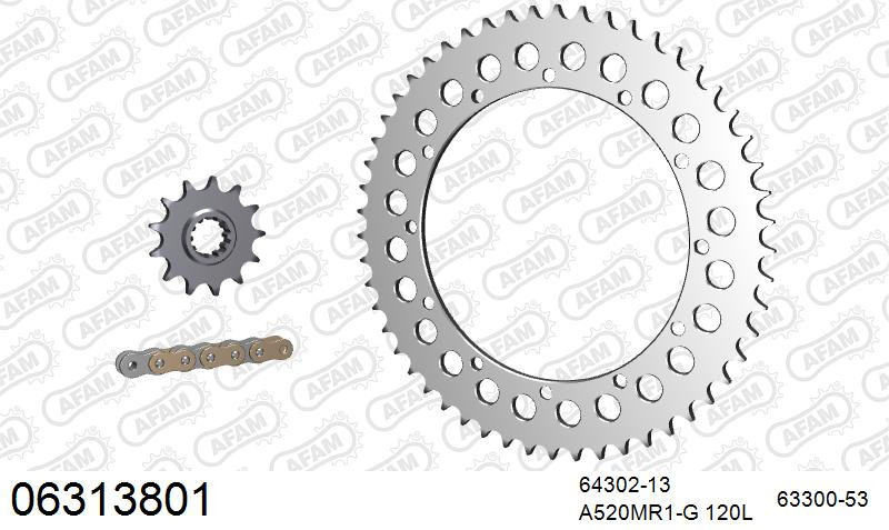 Zestaw napędowy AFAM do HUSQVARNA CR 125, WR 125