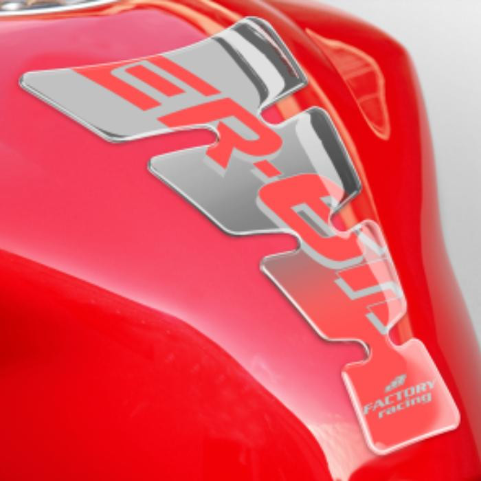 ONEDESIGN Tankpad Spirit shape logo ER6N srebrny/transparentny