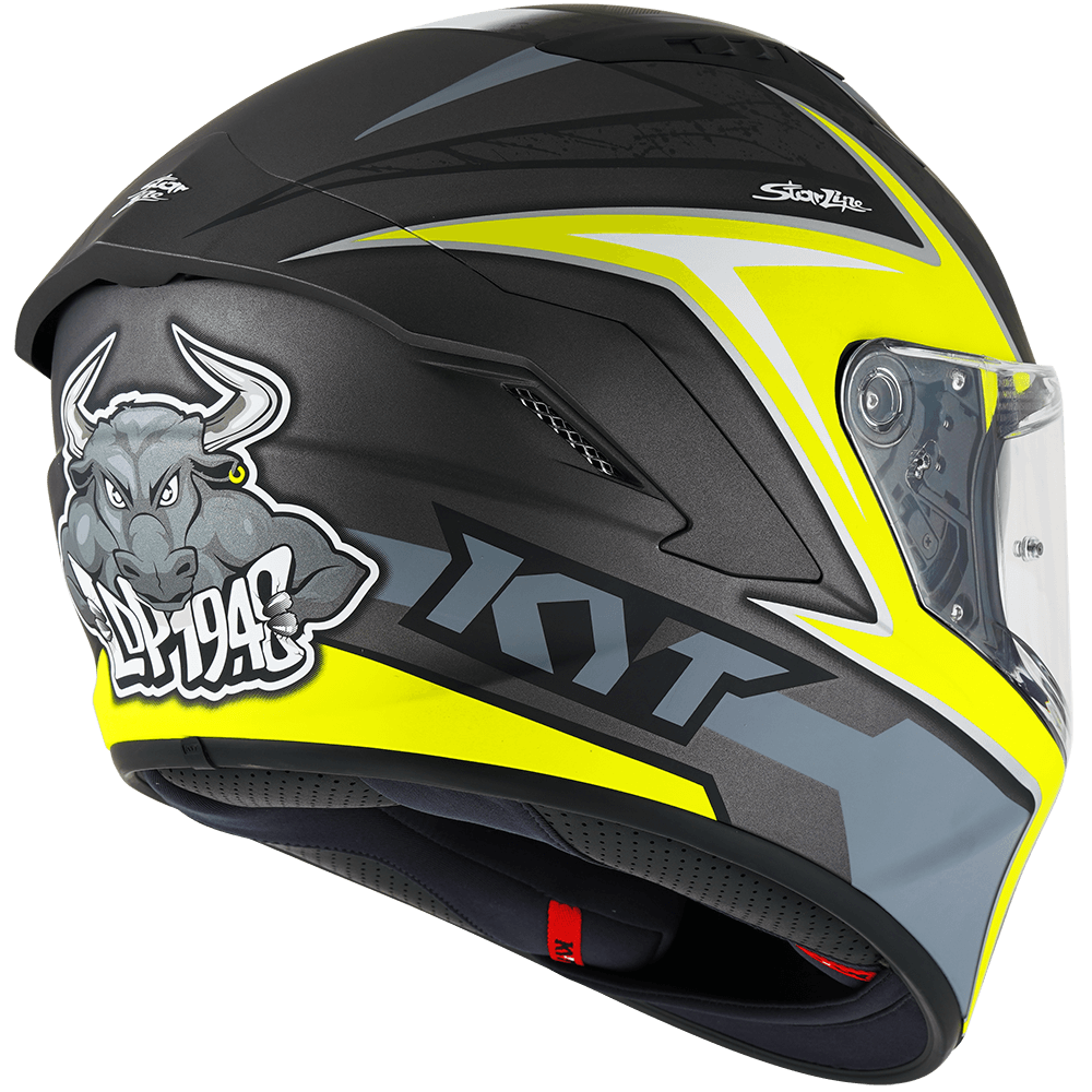 Kask Motocyklowy KYT NF-R MINDSET żółty