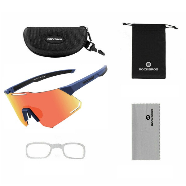 Okulary rowerowe / sportowe z polaryzacją ROCKBROS UV400 (14110001001)