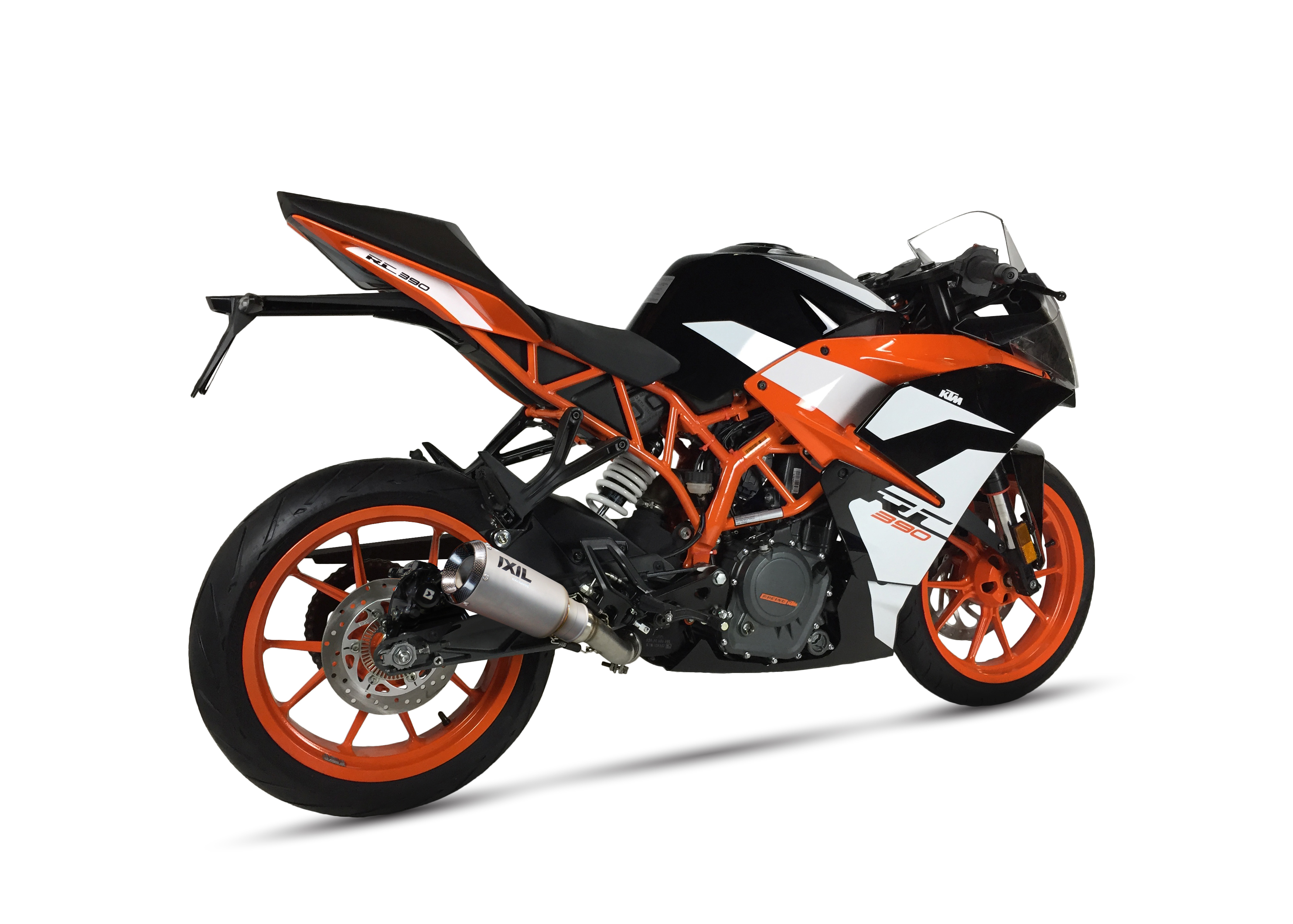 Tłumik IXIL KTM DUKE - RC 390 17-20 (KTM IS DUKE - KTM IS RC) typ RB (waga: 900g, długość: 230 mm., materiał: Inox AISI304, kolo