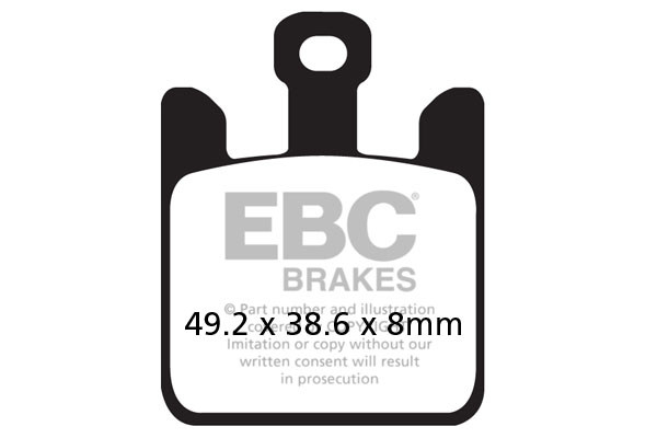 EBC Brakes Klocki hamulcowe EBC FA369/4HH wzmacniane (kpl. na 1 tarcze)