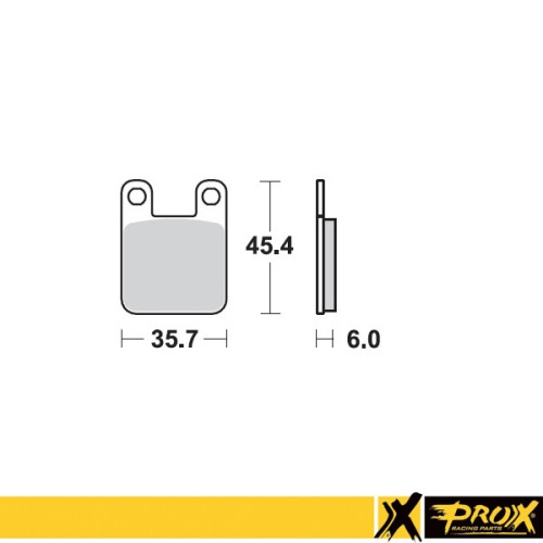 ProX Klocki Hamulcowe Przednie KTM60/65SX '98-01 (odpowiednik EBC FA115) - BOX 10 szt