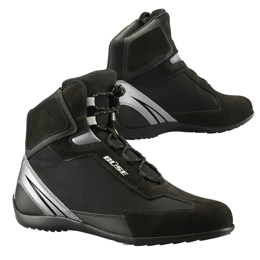 Buty motocyklowe BUSE B50 czarne/srebne