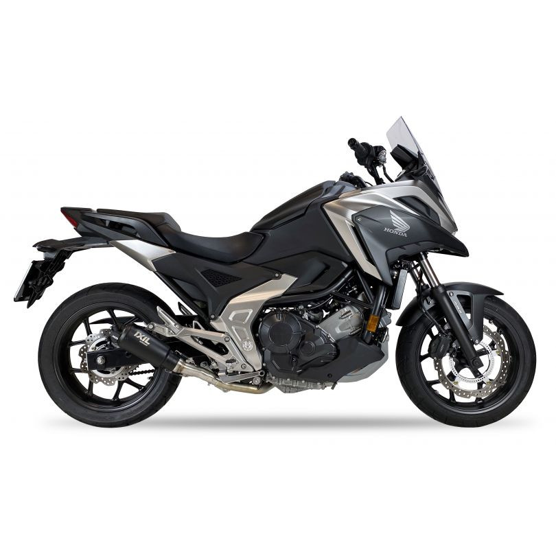 Tłumik IXIL HONDA NC 750 X 21-23 (RH09) typ RB (waga: 900g, długość: 230 mm., materiał: Inox AISI304, kolor: Black painted) SLIP