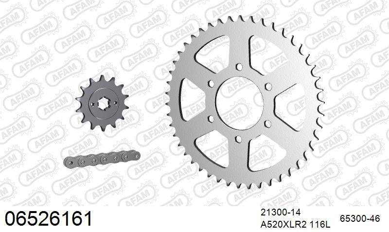 Zestaw napędowy AFAM do HYOSUNG GV 250 Aquila, GV 250 C