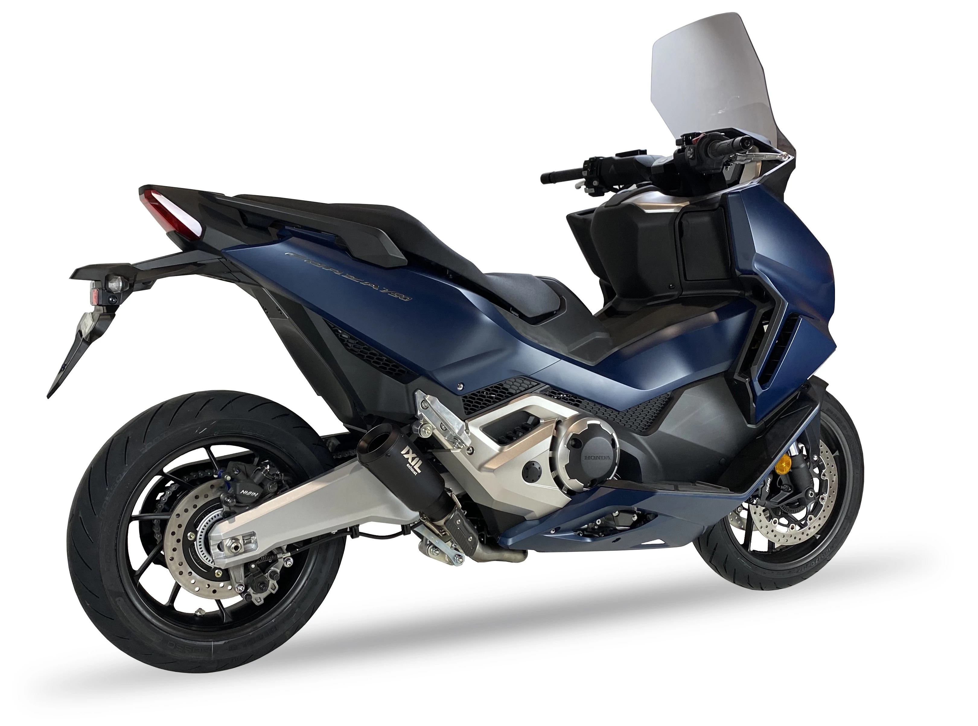 IXIL Tłumik HONDA FORZA 750 2025 (RH22) typ RB SLIP ON - RACE XTREM BLACK (Homologacja)