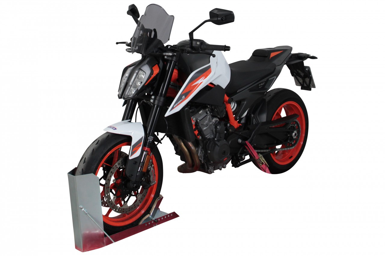 Szyba motocyklowa MRA KTM DUKE 890 R 2019-, forma NRM, przyciemniana