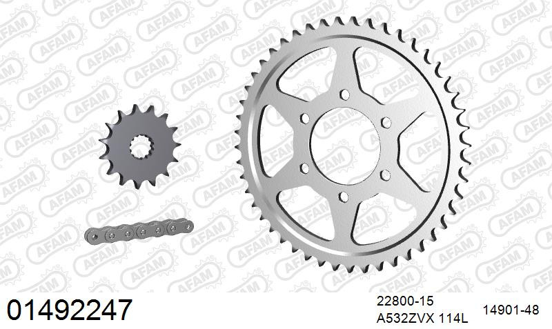 Zestaw napędowy AFAM do SUZUKI GSX-R 1100 K