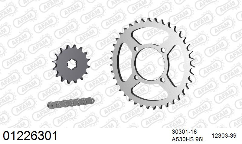Zestaw napędowy AFAM do YAMAHA RD 250 DX C,D