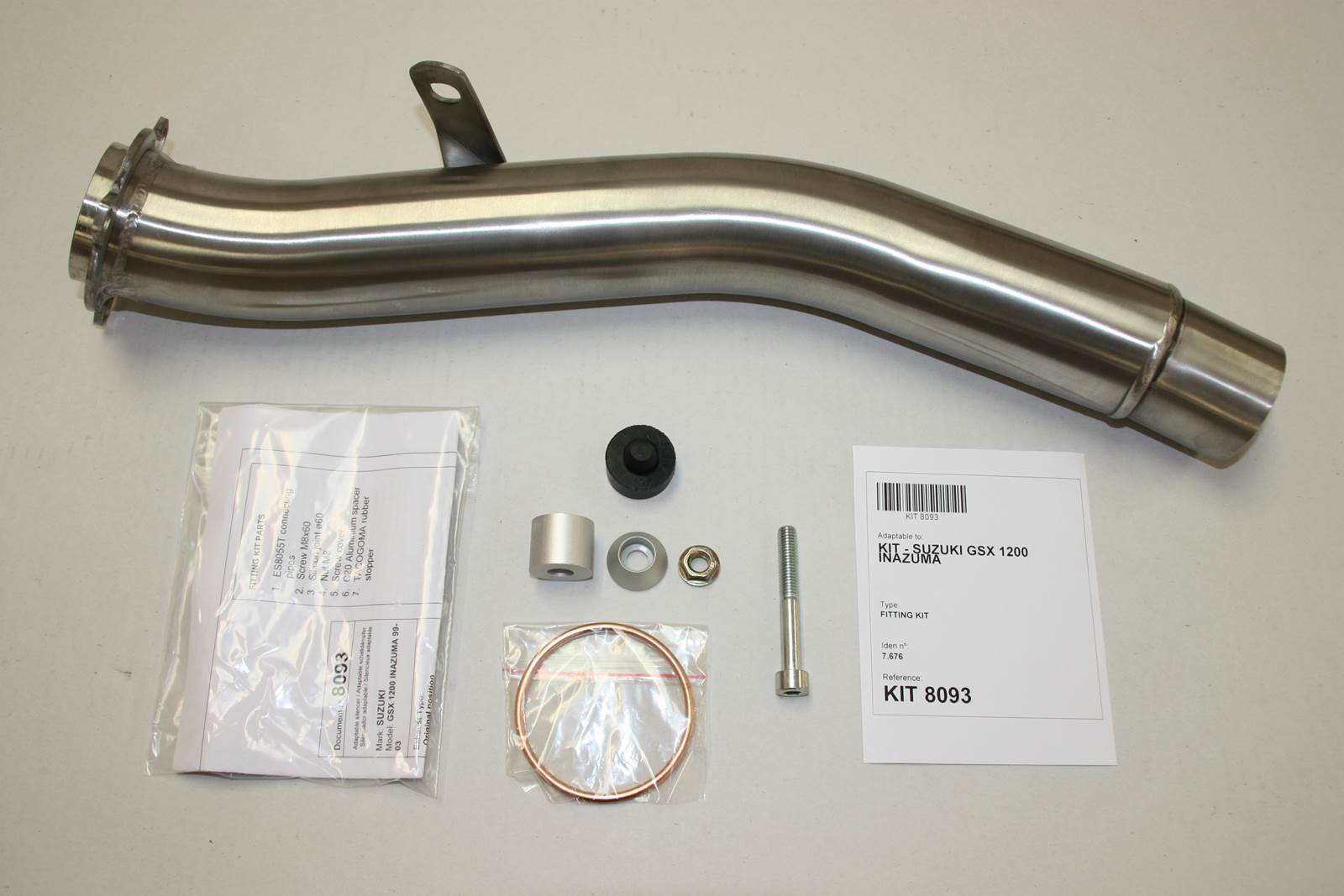 Tłumik IXIL SUZUKI GSX 1200 INAZUMA 99-03 (A3) typ SOVE (waga: 3000g, długość: 423 mm., materiał: Inox AISI304, kolor: Black pai