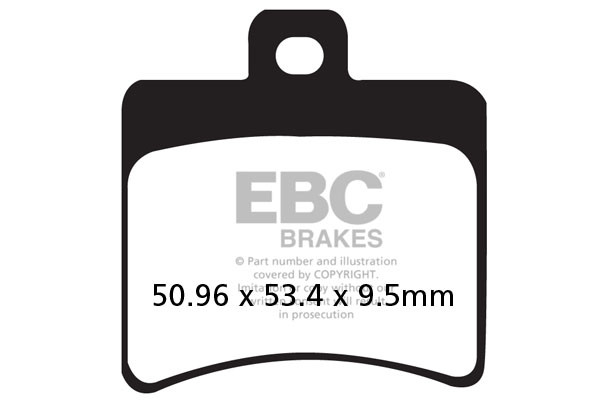 EBC Brakes Klocki hamulcowe EBC SFA298 skuterowe (kpl. na 1 tarcze)