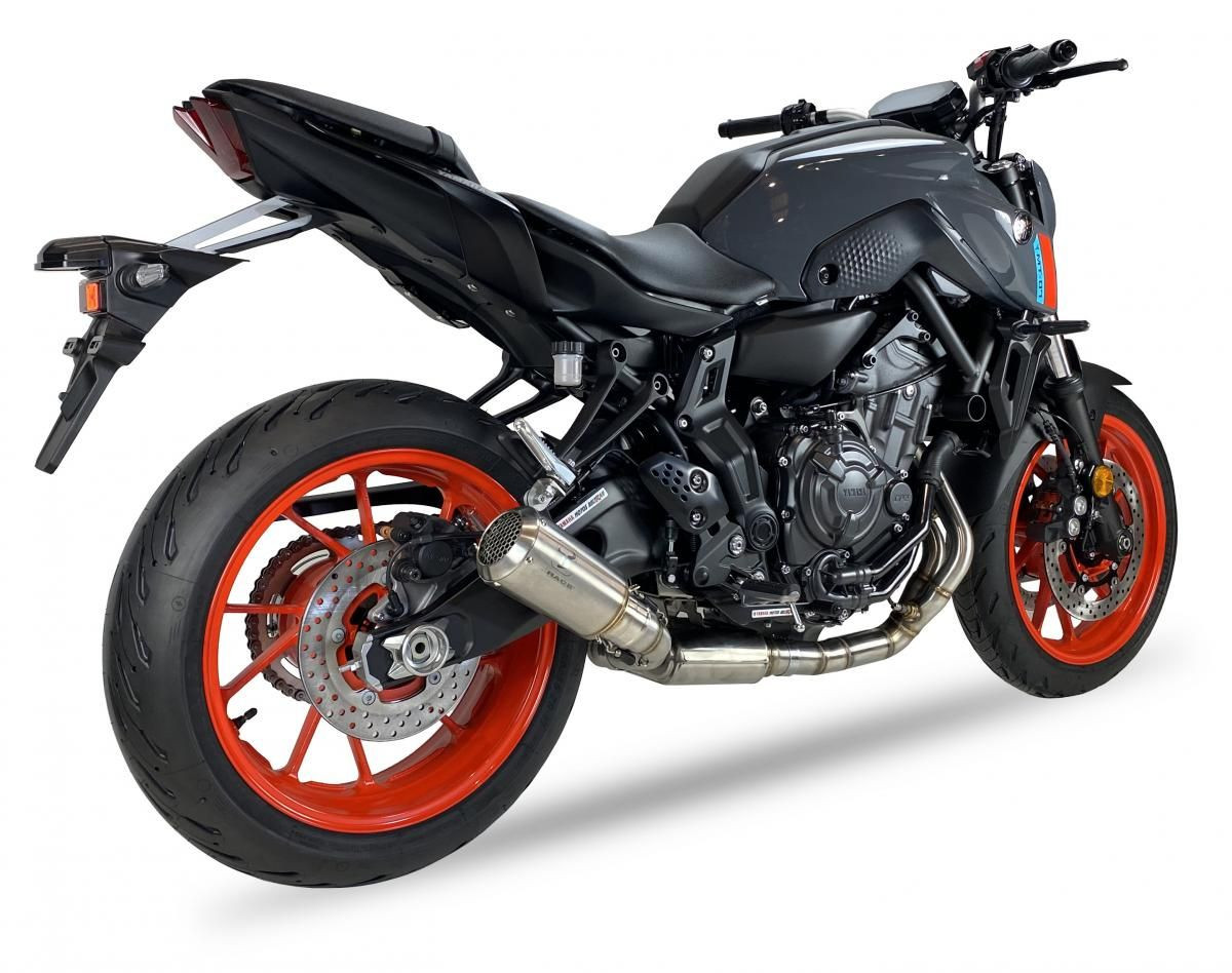Tłumik IXRACE YAMAHA MT-07 21-23 (RM33, RM34) FULL SYSTEM typ MK2-R MK2 INOX - RACE FULL SYSTEM