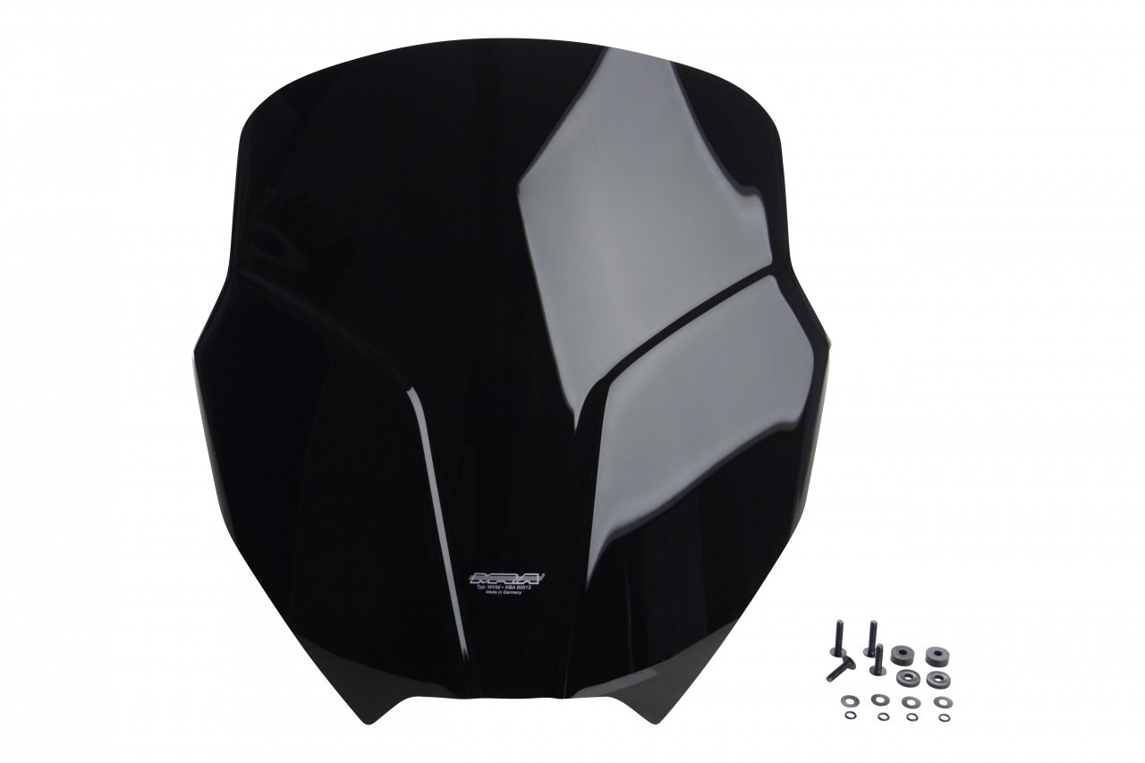 Szyba motocyklowa MRA KAWASAKI VERSYS 650 LE 650 E (E,F) 2015-2016, forma T, czarna
