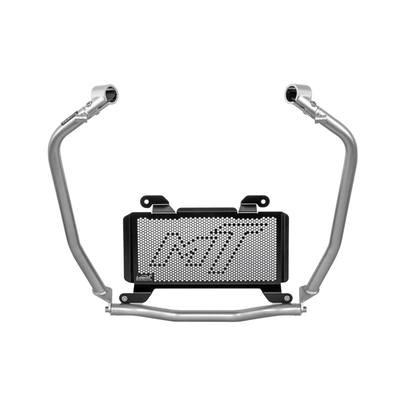LOBOO Gmole boczne oraz osłony chłodnicy do CFMOTO 700MT ADV (2025-) srebrne