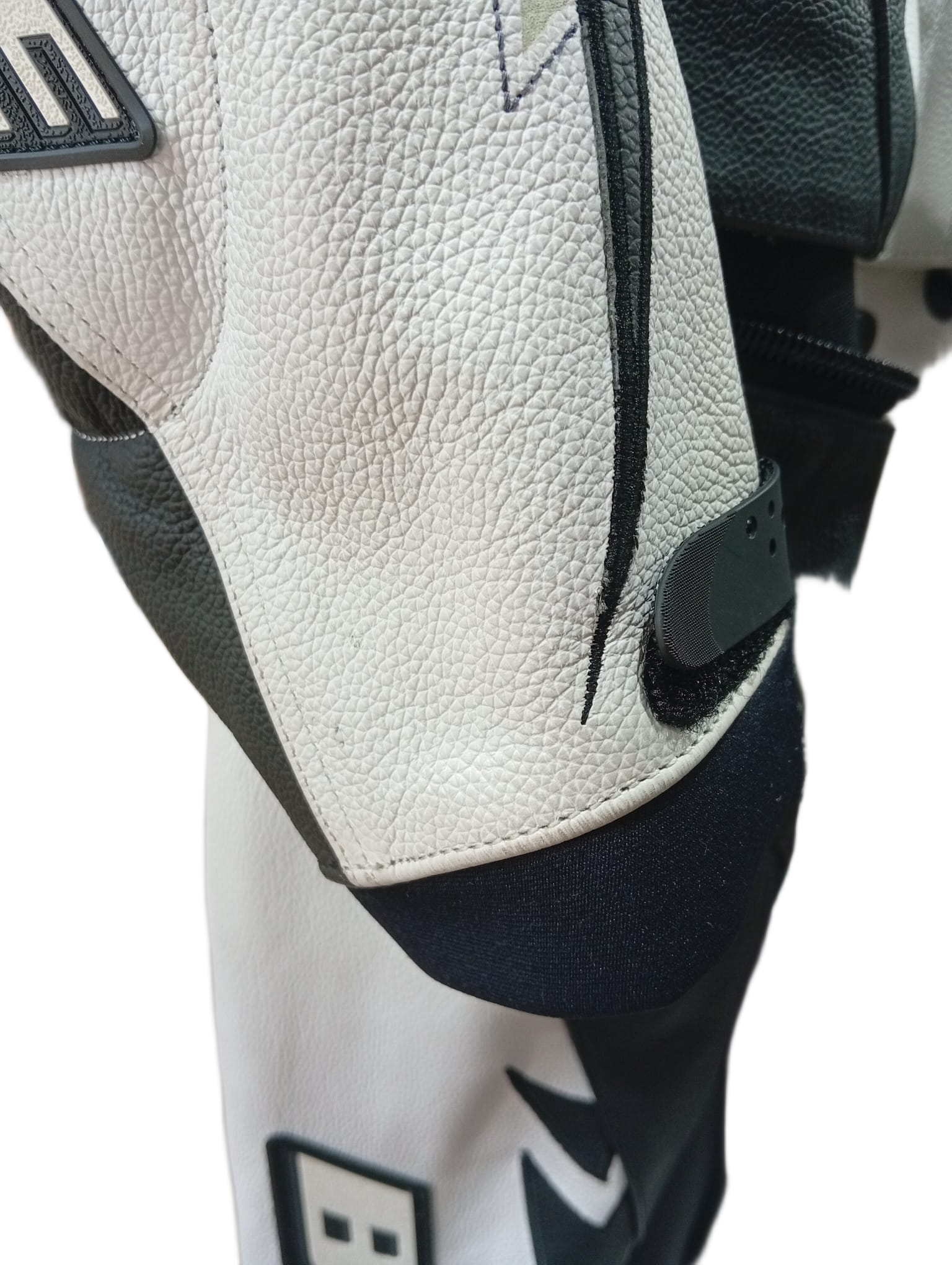 [Outlet] Kombinezon motocyklowy skórzany BUSE Monza LTD czarno-biały-
