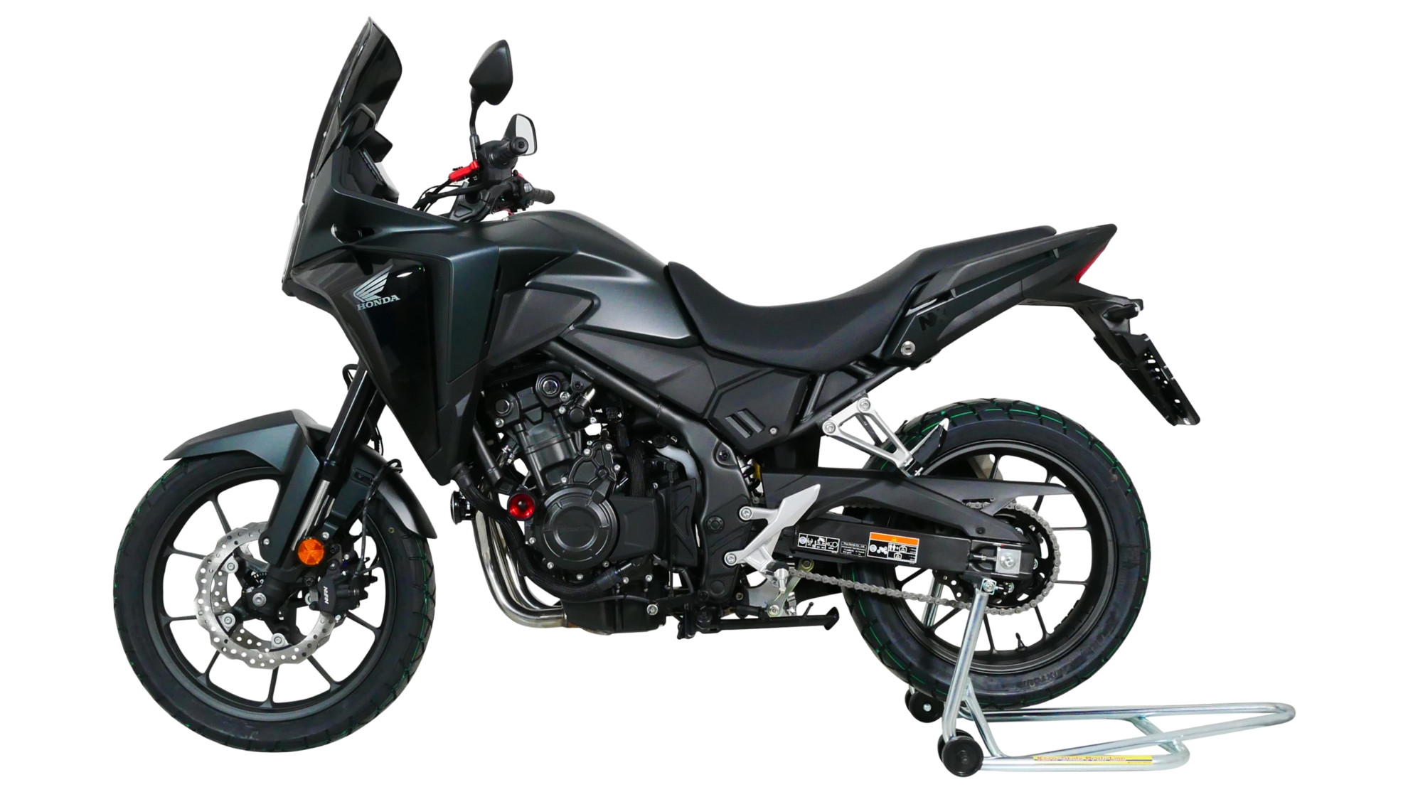 Szyba motocyklowa MRA HONDA NX 500 2024-, forma T, czarna