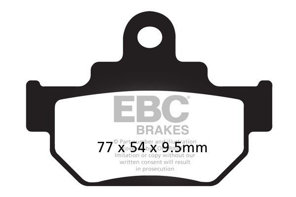 Klocki hamulcowe EBC FA106/2TT (kpl. na 1 tarcze)