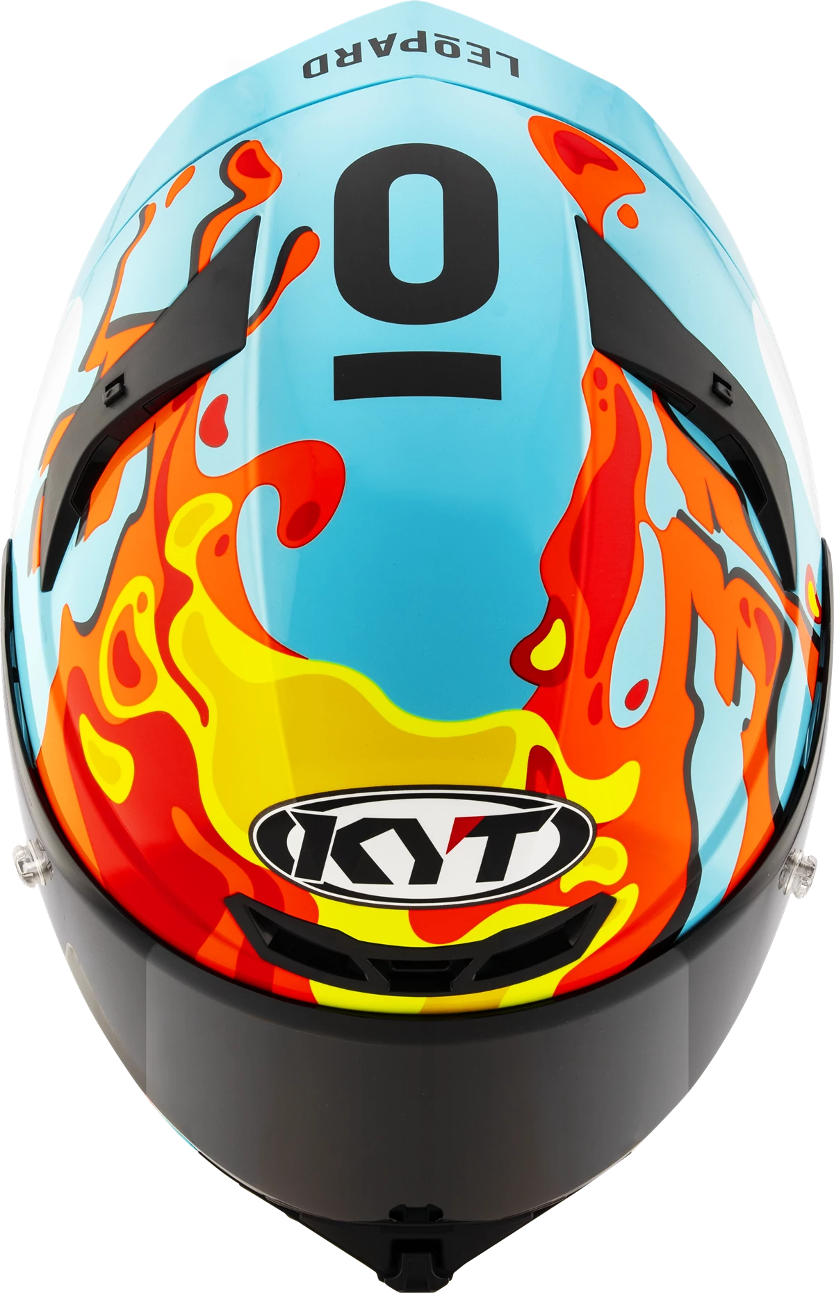 Kask motocyklowy KYT TT-REVO LEOPARD REPLICA ARAGON E06
