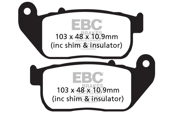 EBC Brakes Klocki hamulcowe EBC FA381HH wzmacniane (kpl. na 1 tarcze)