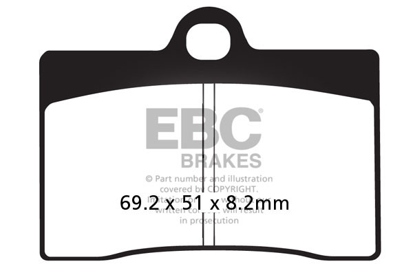 EBC Brakes Klocki hamulcowe EBC FA095 (kpl. na 1 tarcze)
