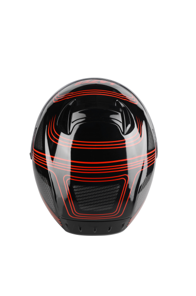 Kask Motocyklowy LAZER RAFALE Darkside (kol. Czarny - Czerwony)