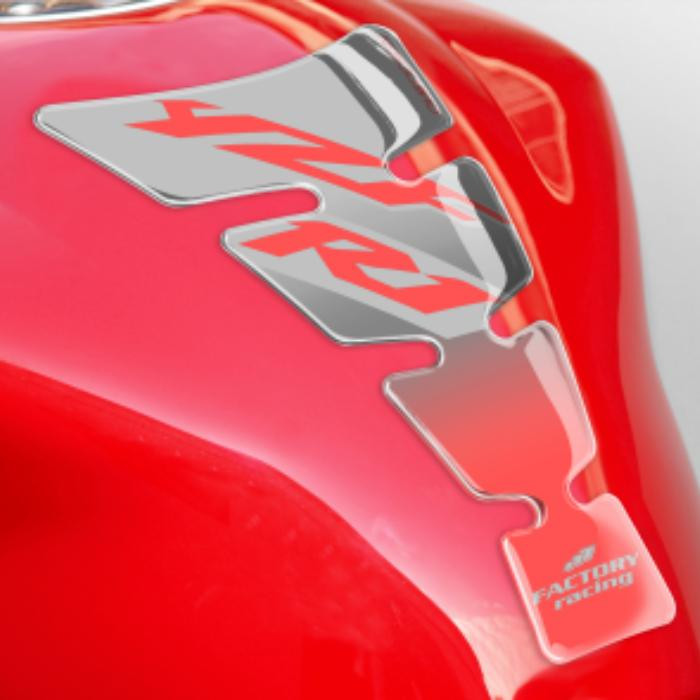 ONEDESIGN Tankpad Spirit shape logo R1 srebrny/transparentny