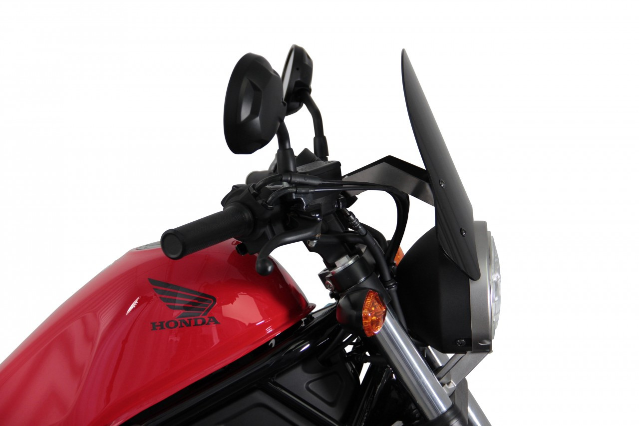 Szyba motocyklowa MRA HONDA CMX 500 REBEL 2017-2019, forma NSP, czarna