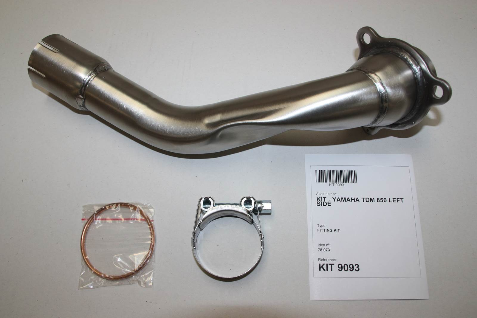 Tłumik lewy IXIL YAMAHA TDM 850 (3VD 4TX) typ SOVE (waga: 3000g, długość: 423 mm., materiał: Inox AISI304) SLIP