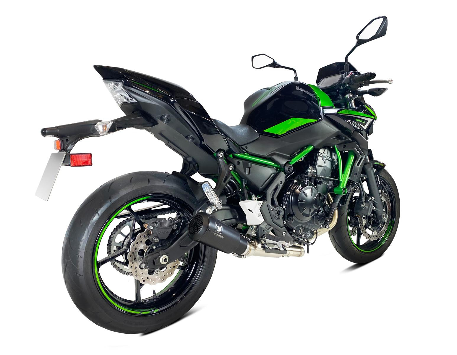 Tłumik IXRACE KAWASAKI NINJA 650 ´23 (EX650S, EX650SA2) FULL SYSTEM typ MK2B MK2 SERIES BLACK (Homologacja)