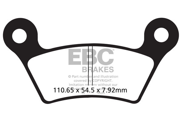 EBC Brakes Klocki hamulcowe EBC FA473 (kpl. na 1 tarcze)