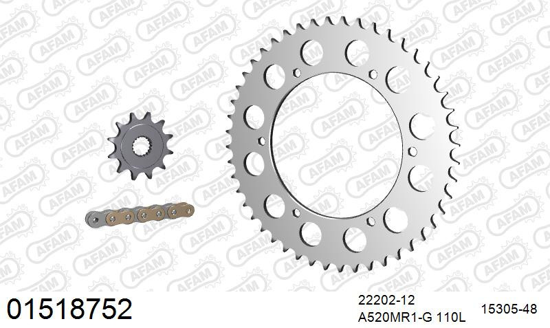 Zestaw napędowy AFAM do SUZUKI PE 175 D,E