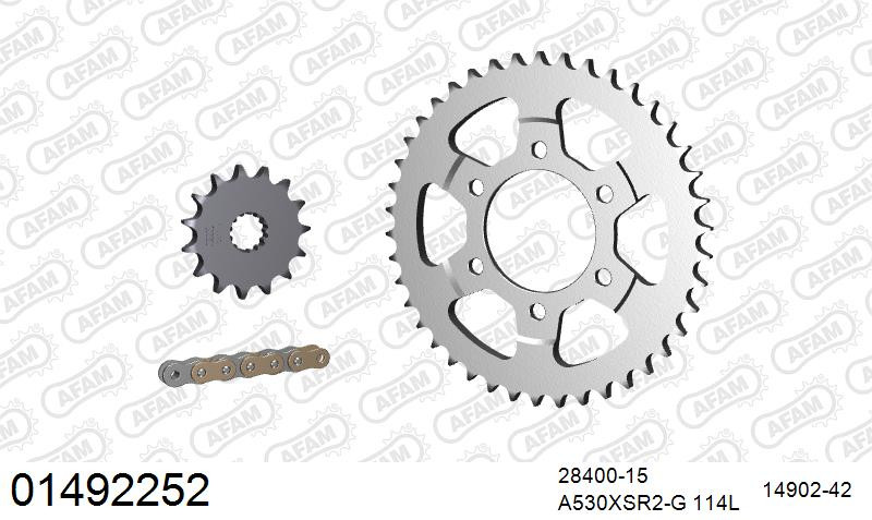 Zestaw napędowy AFAM do SUZUKI GSX-R 1100 W P,R