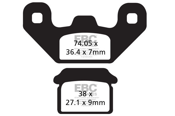 EBC Brakes Klocki hamulcowe EBC FA480 (kpl. na 1 tarcze)
