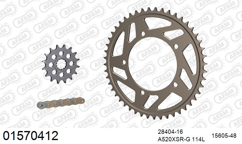 Zestaw napędowy AFAM do SUZUKI GSR 600 K6,K7,K8,K9,L0