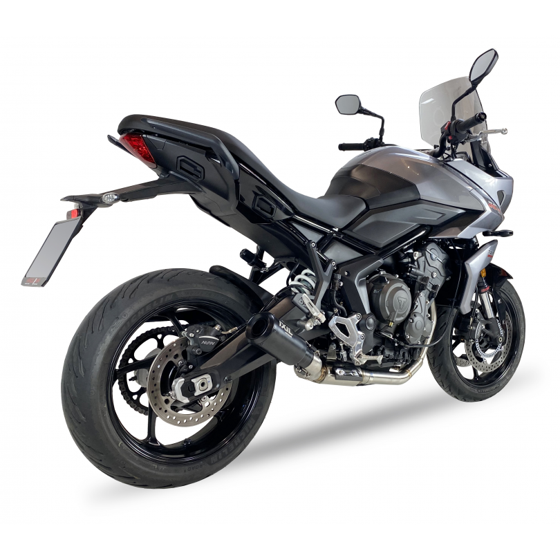 Tłumik IXIL TRIUMPH TIGER SPORT 660 21-22 (L101 L101R) typ RB (waga: 900g, długość: 230 mm., materiał: Inox AISI304, kolor: Blac